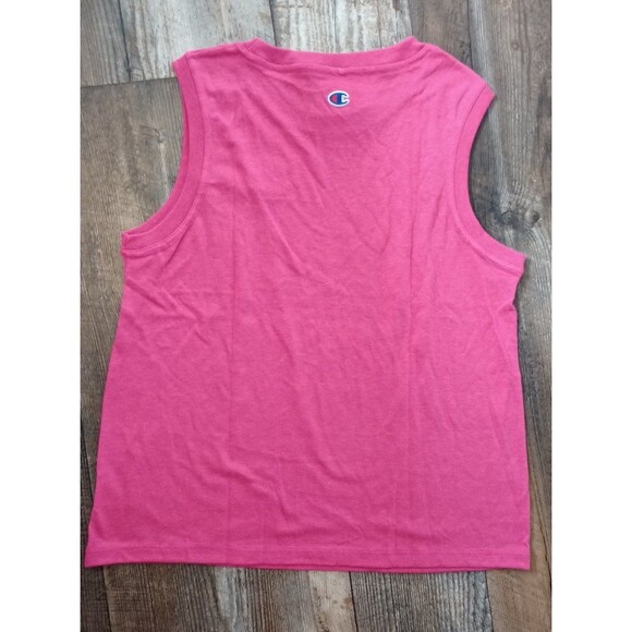 NWT Women's Champion Powerblend Muscle Tee in Pink, Size XL - Picture 4 of 6